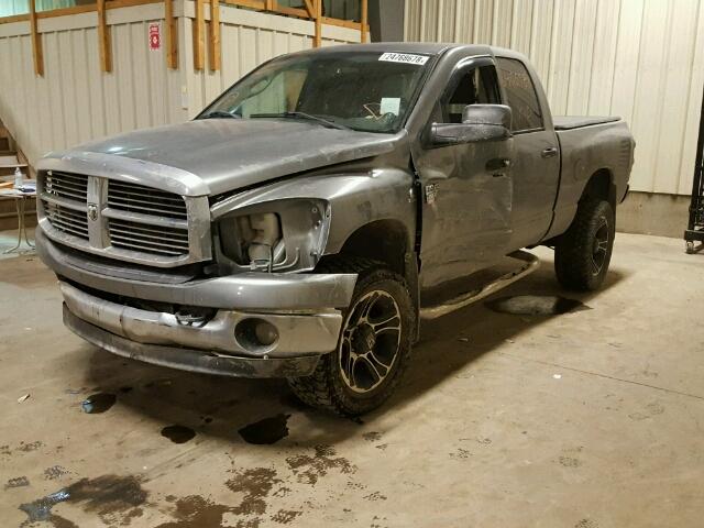 3D7KS28A08G163322 - 2008 DODGE RAM 2500 S GRAY photo 2