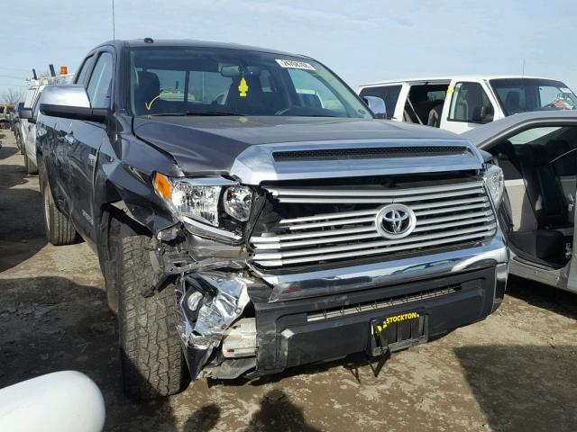 5TFBY5F15GX514622 - 2016 TOYOTA TUNDRA DOU GRAY photo 1