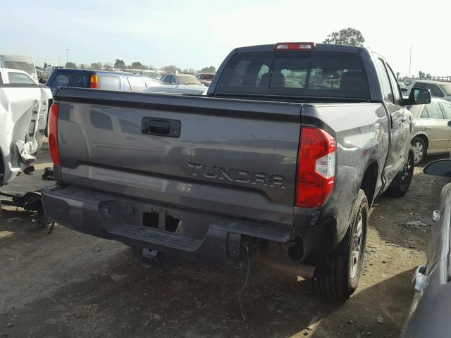 5TFBY5F15GX514622 - 2016 TOYOTA TUNDRA DOU GRAY photo 4