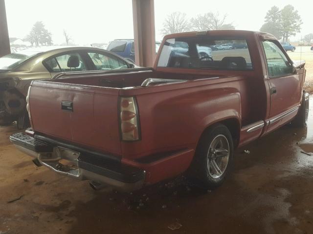 1GTDC14K8KZ505664 - 1989 GMC SIERRA C15 RED photo 4