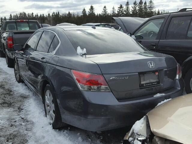 1HGCP26858A808997 - 2008 HONDA ACCORD EXL GRAY photo 3