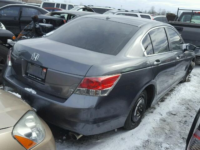 1HGCP26858A808997 - 2008 HONDA ACCORD EXL GRAY photo 4