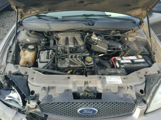 1FAFP58275A153734 - 2005 FORD TAURUS SE GOLD photo 7