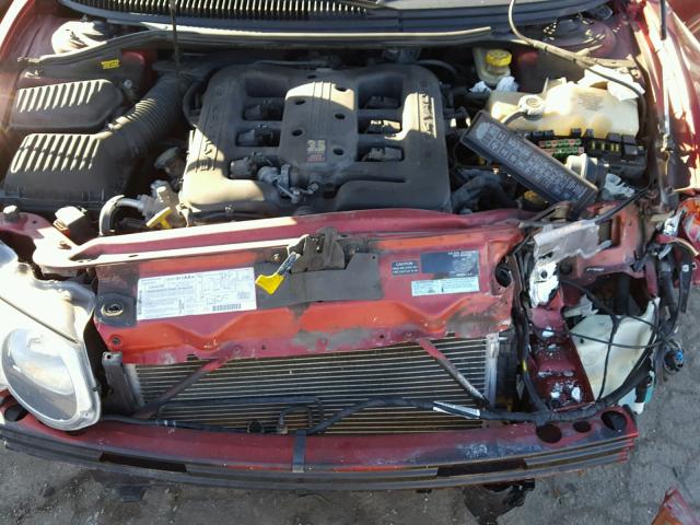 2C3AE66G91H703630 - 2001 CHRYSLER 300M BURGUNDY photo 7