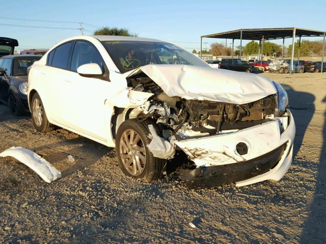 JM1BL1V88C1602373 - 2012 MAZDA 3 I WHITE photo 1