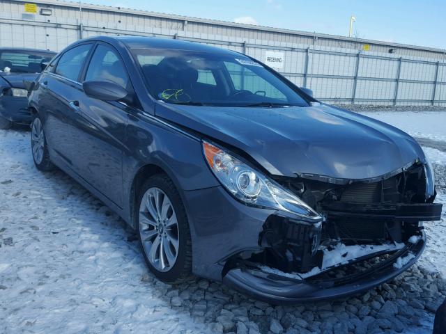 5NPEC4AC4CH459858 - 2012 HYUNDAI SONATA SE GRAY photo 1