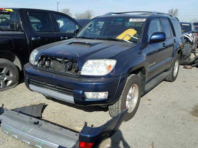 JTEBT14R248015066 - 2004 TOYOTA 4RUNNER SR BLUE photo 2