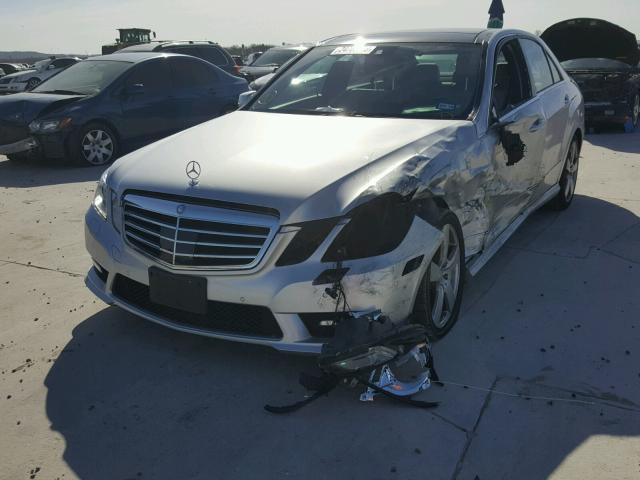 WDDHF5GB3BA501120 - 2011 MERCEDES-BENZ E 350 SILVER photo 2