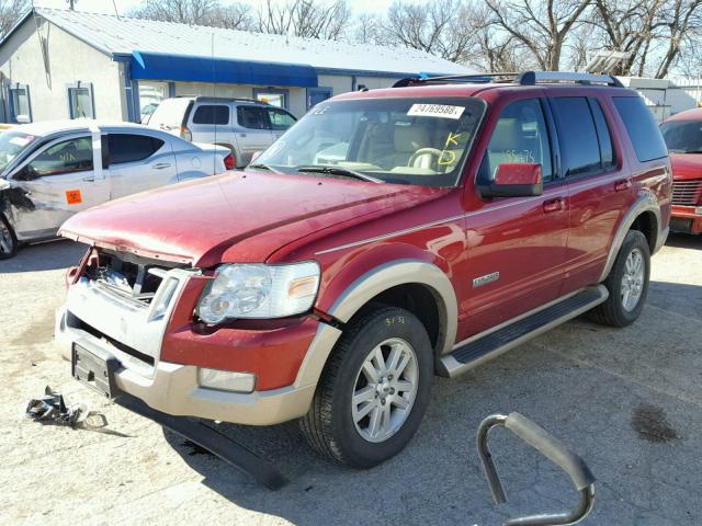 1FMEU74E26UB09551 - 2006 FORD EXPLORER E RED photo 2