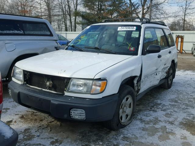 JF1SF6353YH732417 - 2000 SUBARU FORESTER L WHITE photo 2