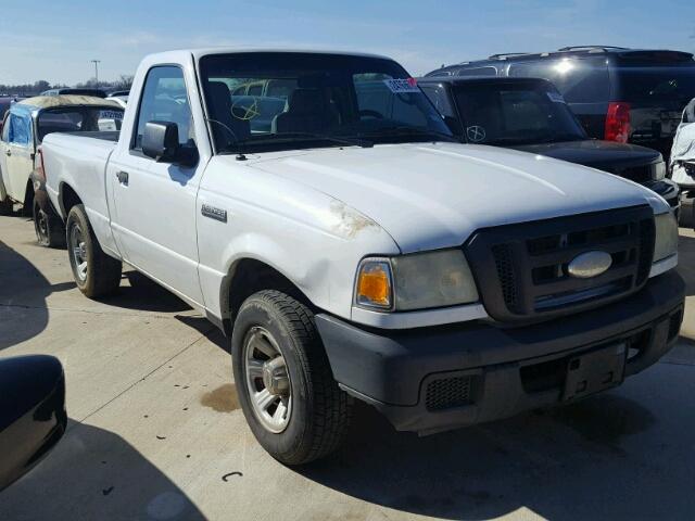 1FTYR10D17PA18462 - 2007 FORD RANGER WHITE photo 1