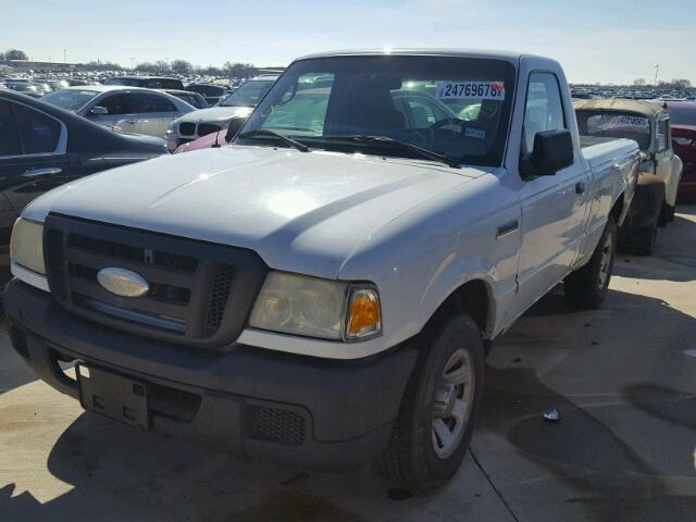 1FTYR10D17PA18462 - 2007 FORD RANGER WHITE photo 2