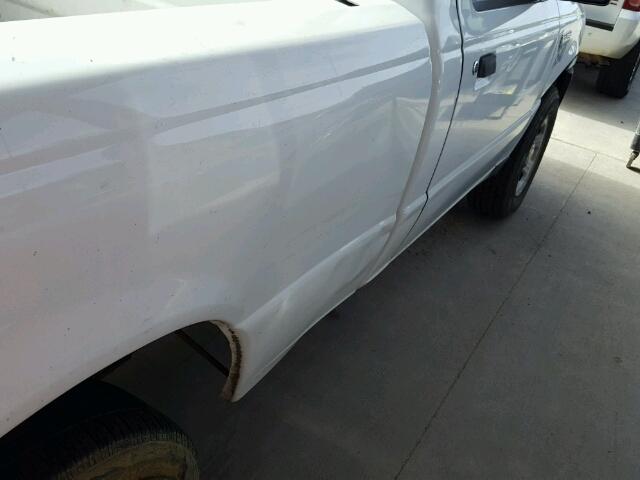 1FTYR10D17PA18462 - 2007 FORD RANGER WHITE photo 9