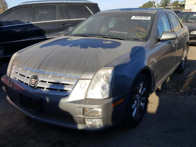 1G6DC67A850216523 - 2005 CADILLAC STS GRAY photo 2