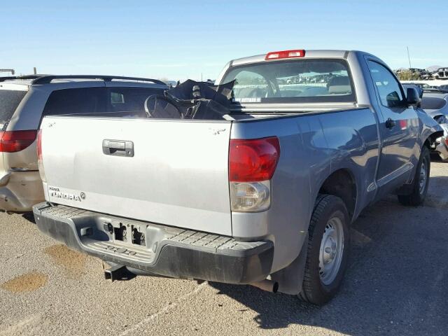 5TFJU52147X001729 - 2007 TOYOTA TUNDRA SILVER photo 4