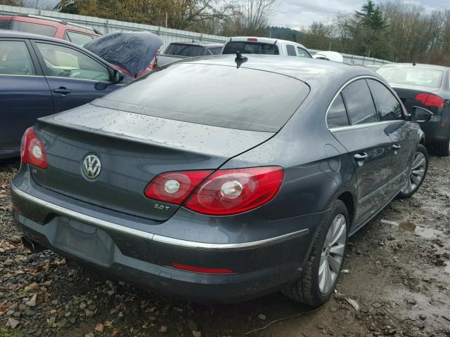 WVWMP7AN3AE567372 - 2010 VOLKSWAGEN CC SPORT GRAY photo 4