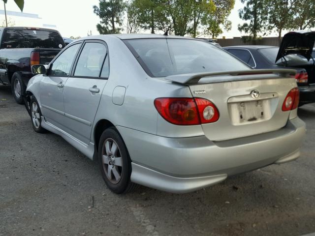 1NXBR32E03Z050639 - 2003 TOYOTA COROLLA CE SILVER photo 3