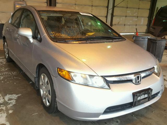 2HGFA16598H350509 - 2008 HONDA CIVIC LX SILVER photo 1