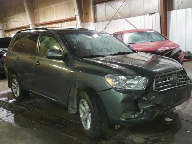 JTEES41A282059030 - 2008 TOYOTA HIGHLANDER GREEN photo 1