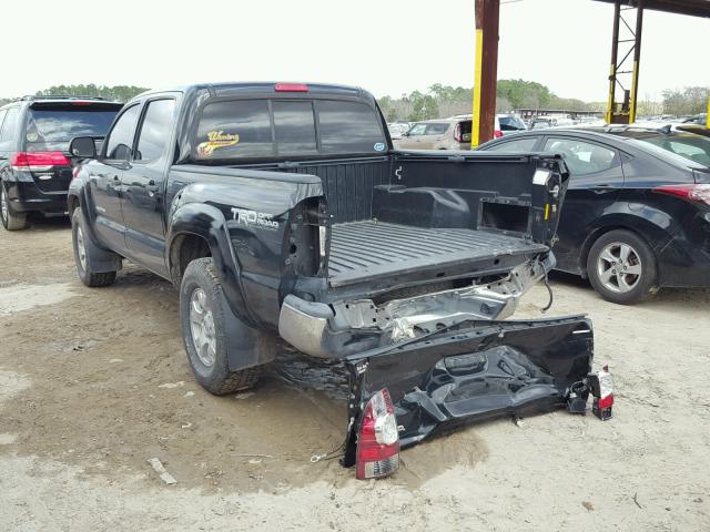 5TFLU4EN0DX051105 - 2013 TOYOTA TACOMA DOU BLACK photo 3