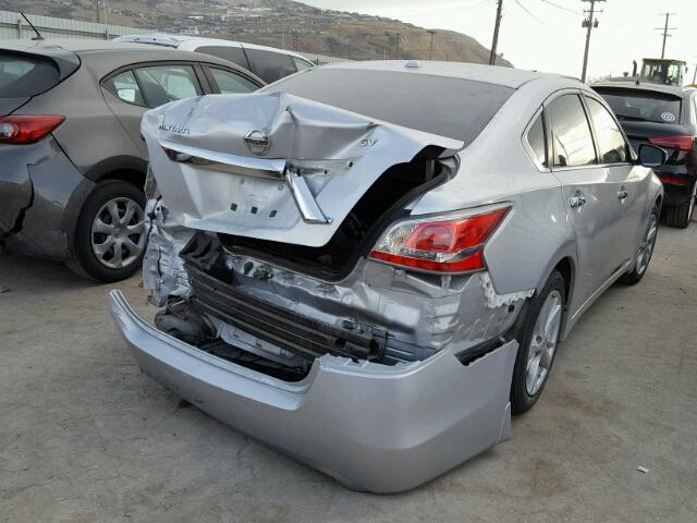 1N4AL3AP8EC412543 - 2014 NISSAN ALTIMA 2.5 SILVER photo 4