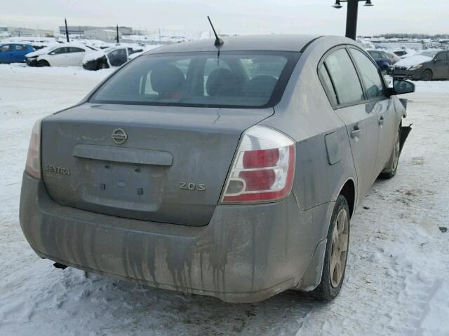 3N1AB61E97L627551 - 2007 NISSAN SENTRA 2.0 GRAY photo 4