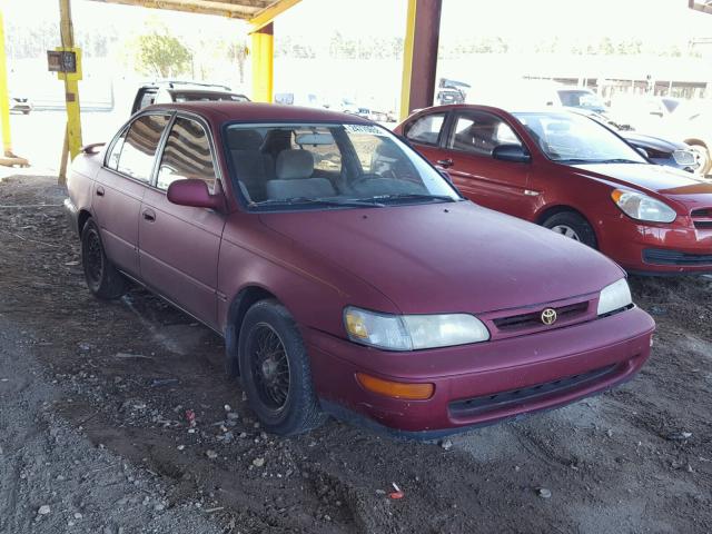 1NXBB02EXTZ445155 - 1996 TOYOTA COROLLA DX MAROON photo 1