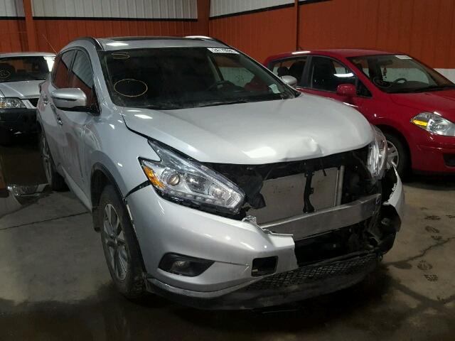 5N1AZ2MH5GN100237 - 2016 NISSAN MURANO S SILVER photo 1