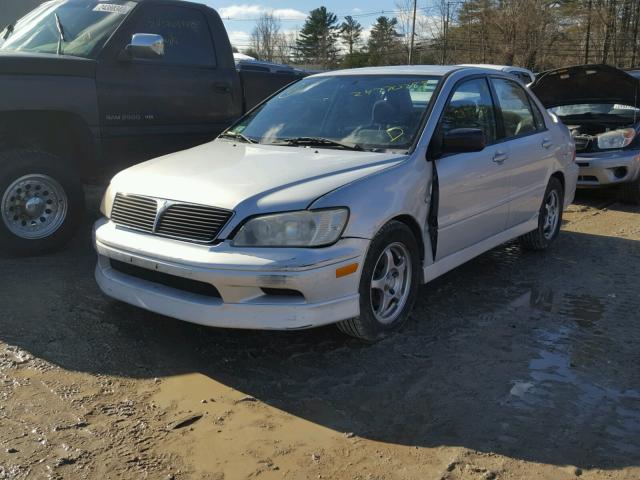 JA3AJ86E62U054593 - 2002 MITSUBISHI LANCER OZ GRAY photo 2