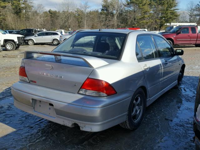 JA3AJ86E62U054593 - 2002 MITSUBISHI LANCER OZ GRAY photo 4