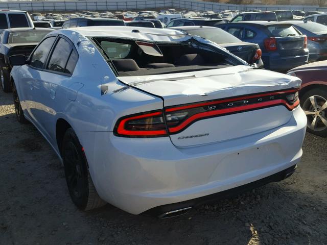 2C3CDXBG6FH770930 - 2015 DODGE CHARGER SE WHITE photo 3