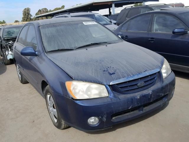 KNAFE122055106715 - 2005 KIA NEW SPECTR BLUE photo 1