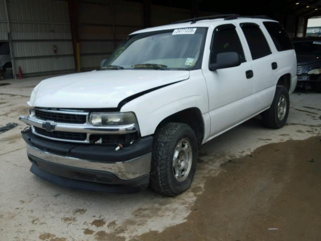 1GNEC13V55R198739 - 2005 CHEVROLET TAHOE C150 WHITE photo 2