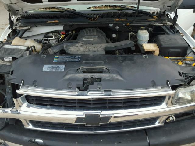 1GNEC13V55R198739 - 2005 CHEVROLET TAHOE C150 WHITE photo 7