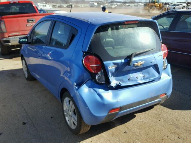 KL8CD6S91FC776069 - 2015 CHEVROLET SPARK 1LT Синий фото 3