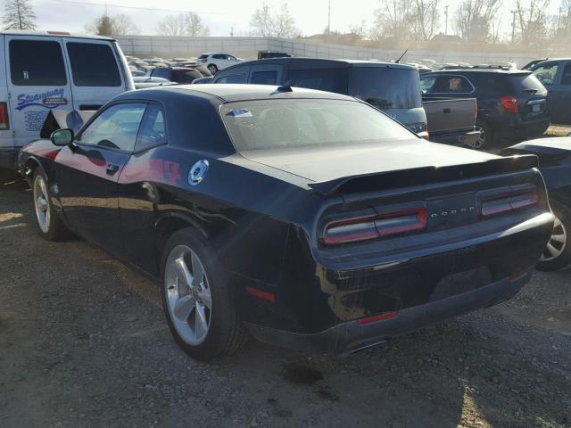 2C3CDZBT6FH708789 - 2015 DODGE CHALLENGER BLACK photo 3