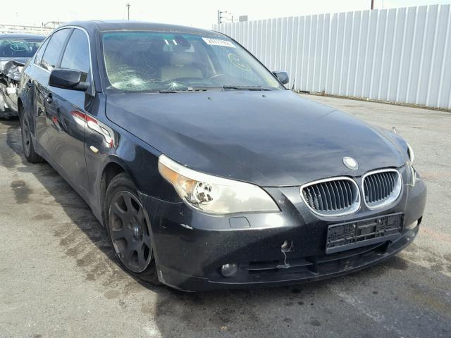 WBANA53594B848392 - 2004 BMW 525 I BLACK photo 1