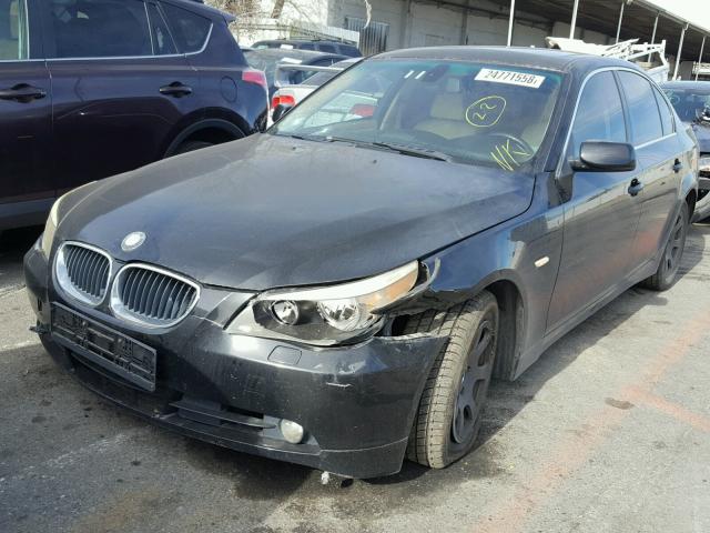 WBANA53594B848392 - 2004 BMW 525 I BLACK photo 2