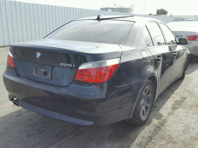 WBANA53594B848392 - 2004 BMW 525 I BLACK photo 4