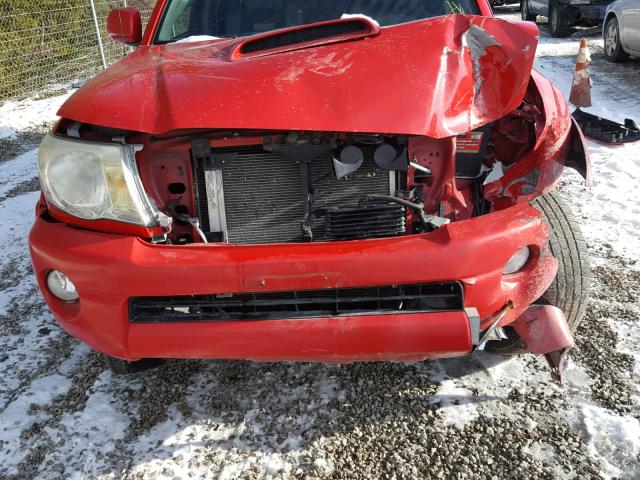 5TEMU52N97Z434598 - 2007 TOYOTA TACOMA DOU RED photo 7