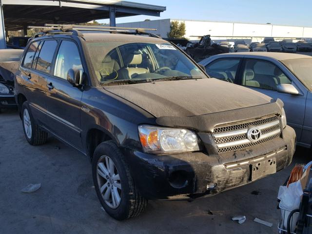 JTEEW21AX60004813 - 2006 TOYOTA HIGHLANDER BLACK photo 1