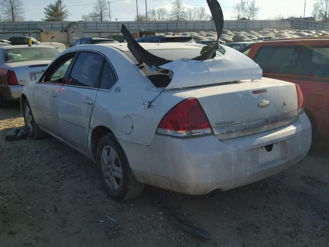 2G1WS55R179418021 - 2007 CHEVROLET IMPALA POL WHITE photo 3