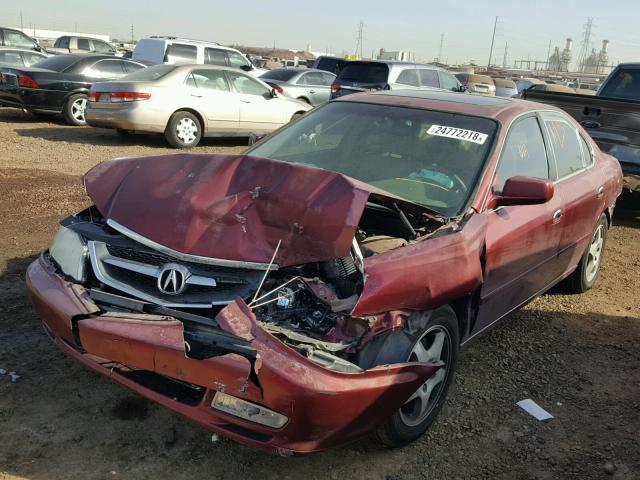 19UUA56603A050209 - 2003 ACURA 3.2TL RED photo 2