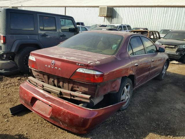 19UUA56603A050209 - 2003 ACURA 3.2TL RED photo 4