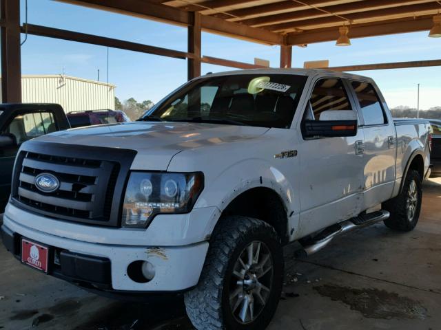 1FTFW1EV1AFC90170 - 2010 FORD F150 SUPER WHITE photo 2