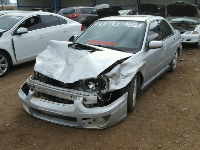 JF1GD296X4G505892 - 2004 SUBARU IMPREZA WR SILVER photo 2