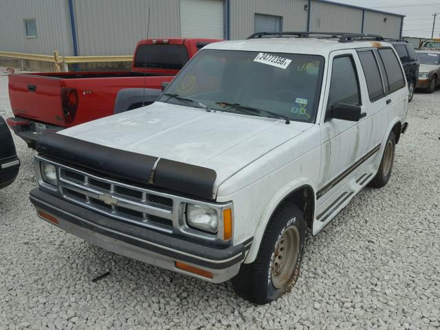 1GNCS13W2R2135843 - 1994 CHEVROLET BLAZER S10 WHITE photo 2