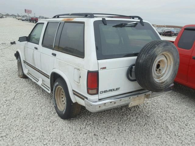 1GNCS13W2R2135843 - 1994 CHEVROLET BLAZER S10 WHITE photo 3