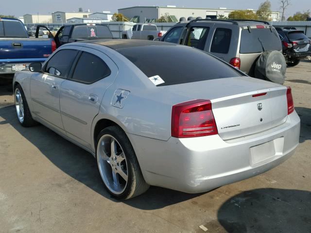 2B3KA43R07H719201 - 2007 DODGE CHARGER SE SILVER photo 3