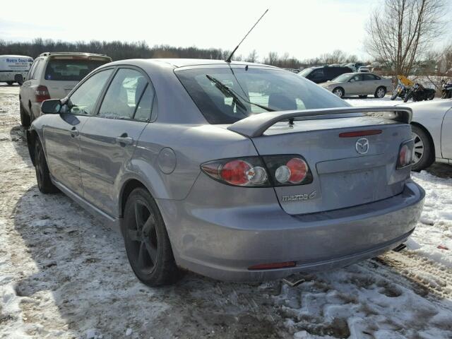 1YVHP84C085M34462 - 2008 MAZDA 6 I GRAY photo 3